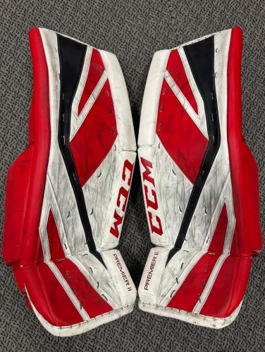 Used CCM Premier II 34” +1 goal pads