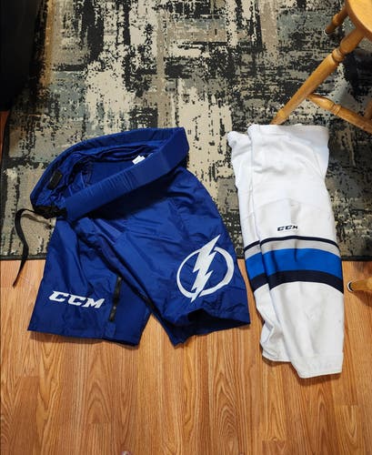 Tampa Bay Lightning  SS Large CCM PPPTK Pant Shell Pro Stock