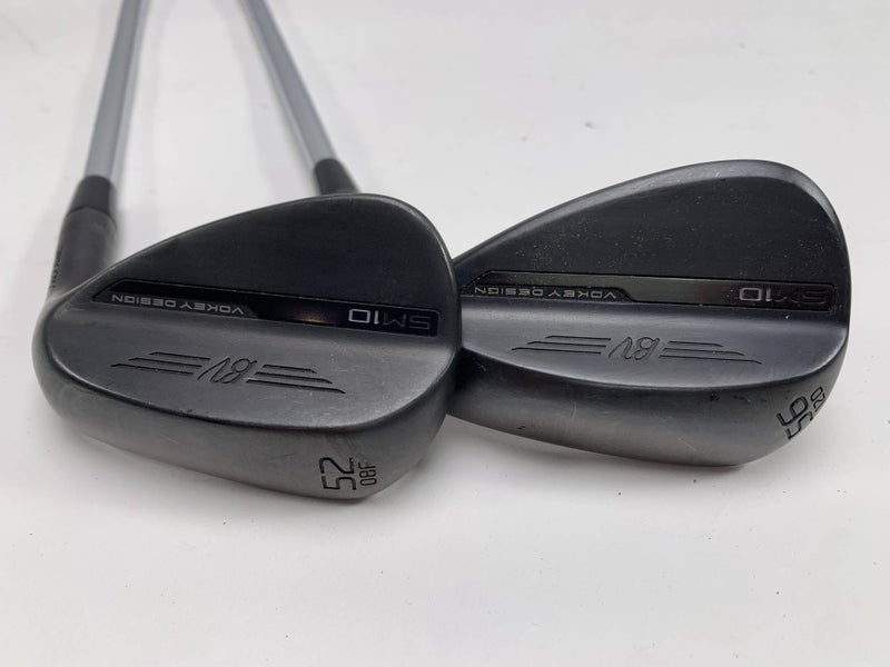 Titleist SM10 Black Wedge Set 52* 8 | 56* 12 True Temper DG S200 Wedge RH