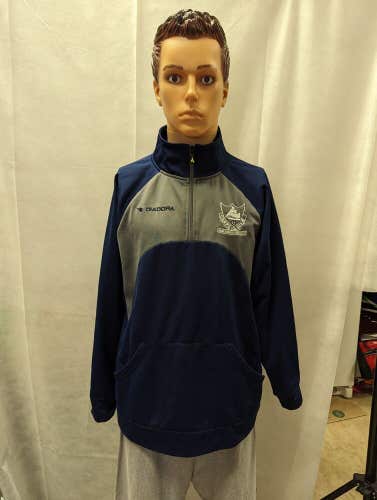 Mercyhurst Lakers Soccer 1/4 Zip Jacket L Diadora NCAA