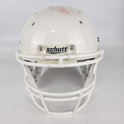 Schutt DNA Recruit Youth Football Helmet White Size Small Missing Ear Pads