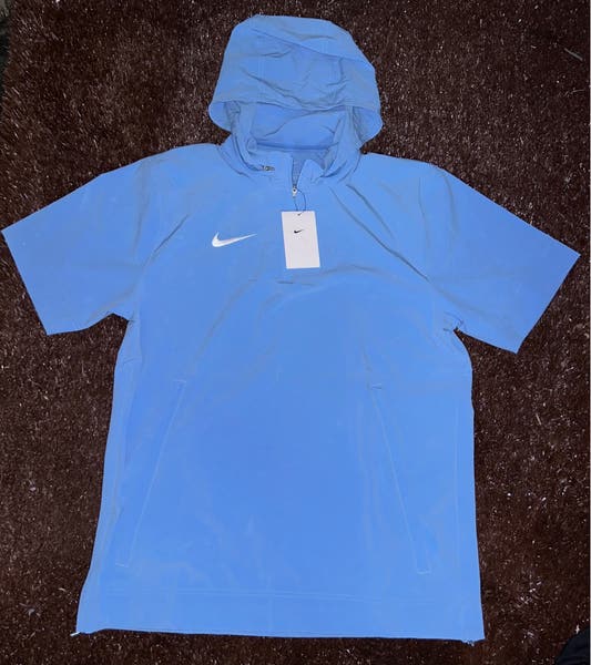 Men's Nike Short Sleeve Pullover Windbreaker Jacket Size Medium