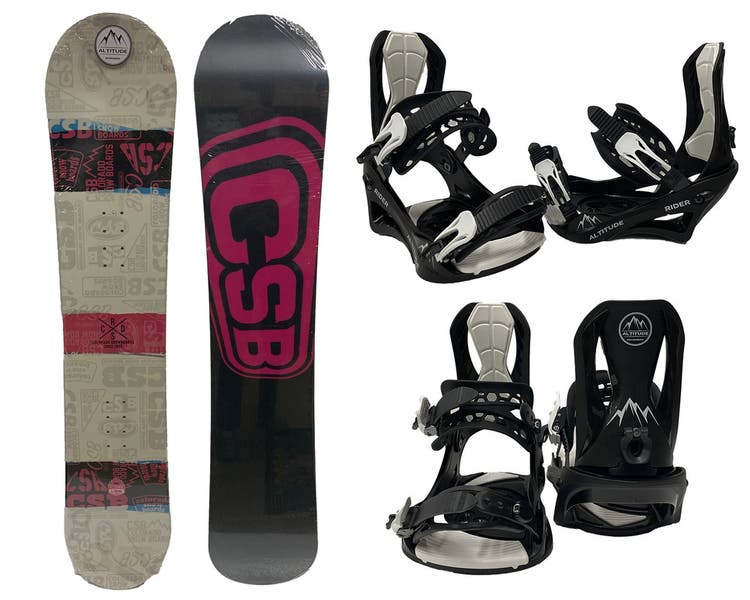 CSBスノーボードバインディング CSB ジュニアボード 3点セット 118cm