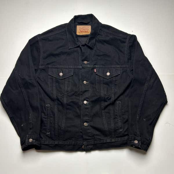 Levi's 70507₋4159 madein USA Vintage Levis Jacket Mens XL Black Denim 70507 4159 Type 3