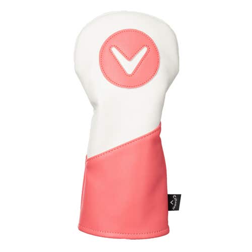 NEW 2023 Callaway Vintage Salmon/White Fairway Wood Golf Headcover