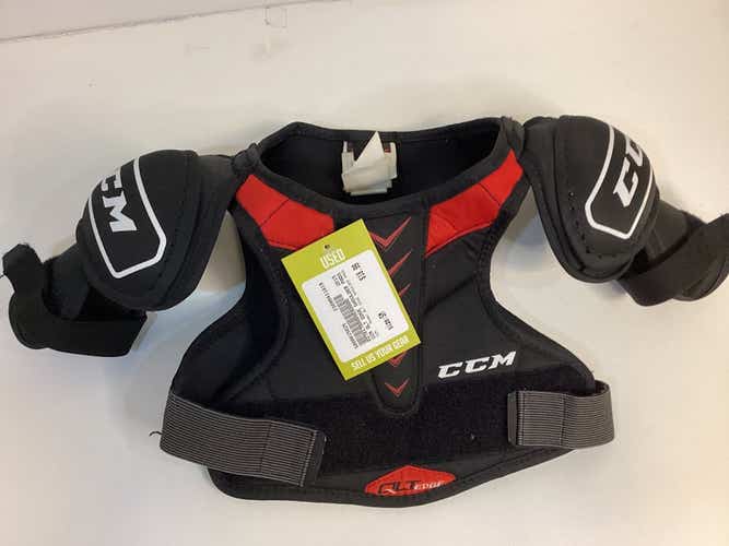 Used Ccm Qlt Edge Yth Sm Shoulder Pads