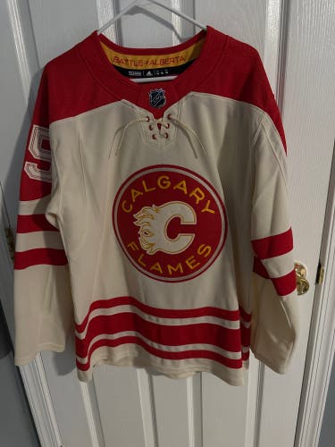 Markstrom Flames Heritage Classic Size 50 Adidas Jersey