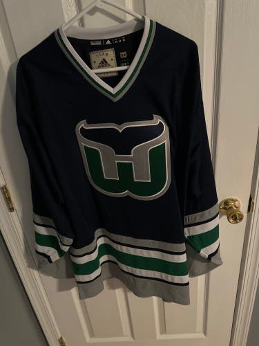 Hartford Whalers Size 52 Adidas Team Classic Jersey Blank