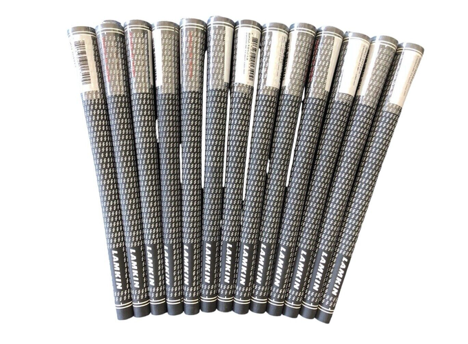 Set of 13 Lamkin Crossline Oversize White Golf Grips Brand New