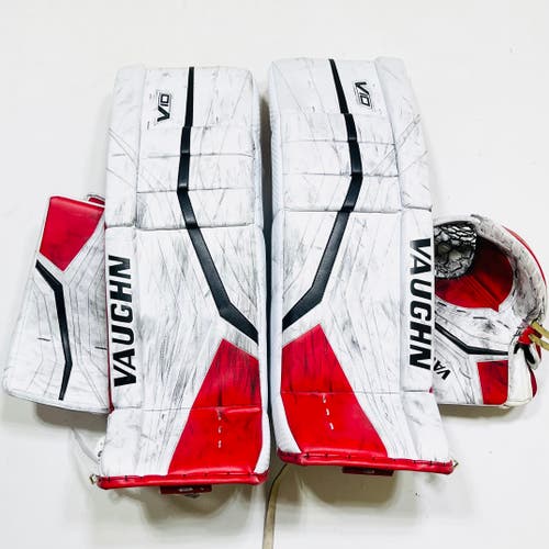 Custom Rainbow Vaughn V10 Pro Carbon Goalie Full Setup-Regular Glove & Blocker