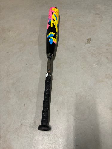 Used 2023 DeMarini USSSA Certified Composite 22 oz 30" Zoa Glitch Bat