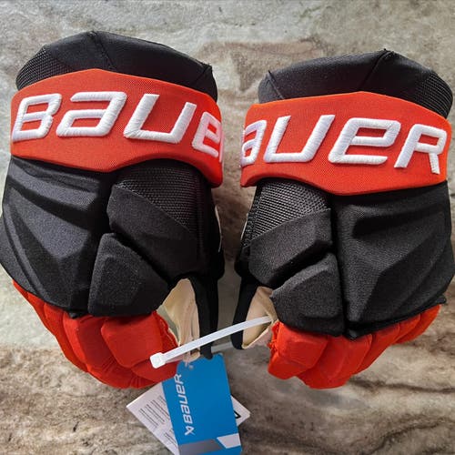 Pro Stock Anaheim Ducks Bauer Vapor HyperLite Gloves 13"