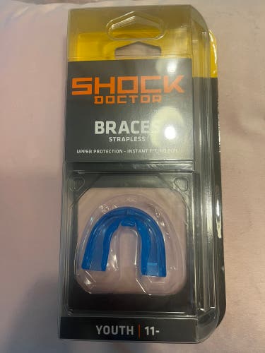 Shock Doctor Braces Mouthguard, Strapless, Youth