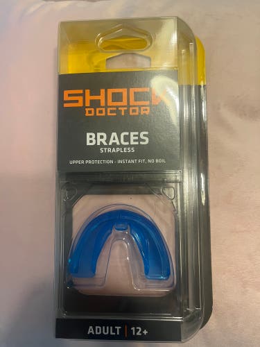 Shock Doctor Braces Mouthguard, Strapless, Adult