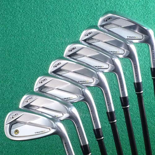 Honma TR20P Forged 4-10 Iron Set Factory Vizard TR20-85 Graphite Stiff