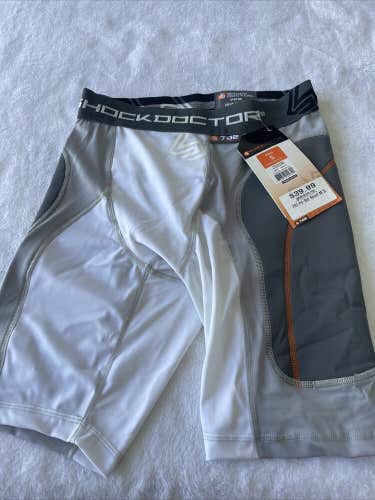 Men’s Size L SHOCK DOCTOR CORE PADDED SLIDING SHORT. MSRP $40