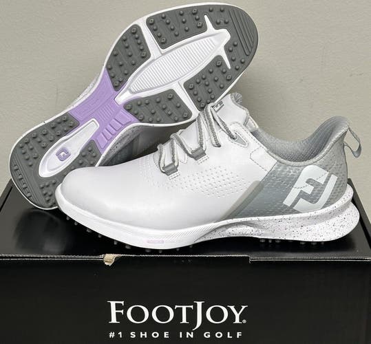 FootJoy FJ Fuel Womens Golf Shoes White/Gray Size 7 Medium New in Box #98811