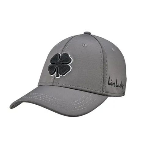 NEW Black Clover Live Lucky Premium Clover #22 Charcoal Fitted S/M Golf Hat