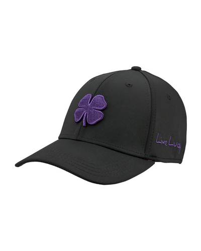 NEW Black Clover Live Lucky Premium Clover #104 Purple/Black Fitted L/XL Golf