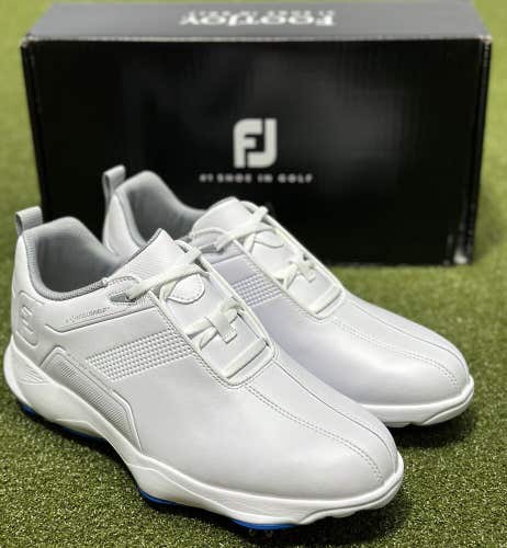 FootJoy Mens eComfort Golf Walking Shoes 57702 White 8.5 Medium D New #98779