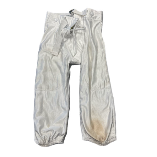 Alleson Used Small White Youth Game Pants