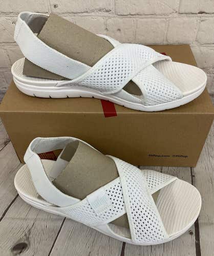 FitFlop F0030 1218 Airmesh Sandal Urban White R56-194-060 US 8 UK 6 EUR 39