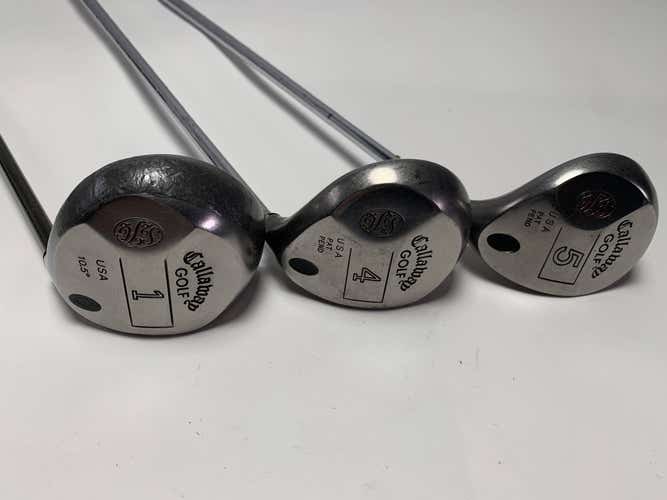 Callaway S2H2 Wood Set 1 4 5 | 10.5* Various Regular Steel Mens RH