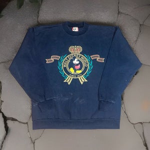 Vintage Walt Disney World Mickey Mouse Crewneck Sweatshirt Size L/XL Black