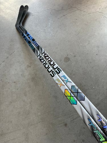 2 PACK RARE WHITE! NHL New Senior True Right Handed 75 Flex P92M Pro Stock Hzrdus PX Hockey Stick