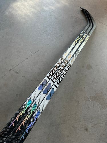 3 PACK RARE WHITE! NHL New Senior True Right Handed 75 Flex P92M Pro Stock Hzrdus PX Hockey Stick