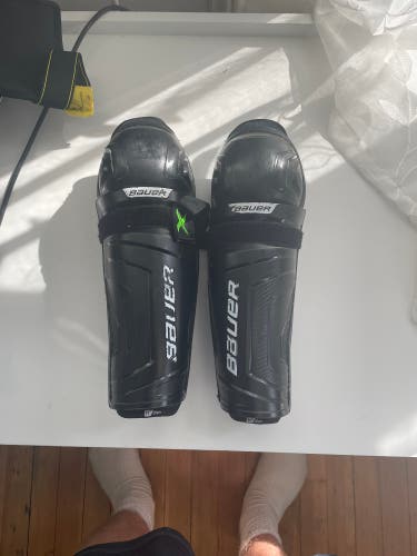 Used Junior Bauer 11"  X Shin Pads