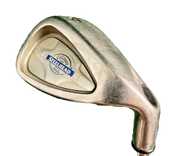 Callaway X-14 Steelhead Pitching Wedge Men's RH Plus 1" Stiff Steel 37" New Grip