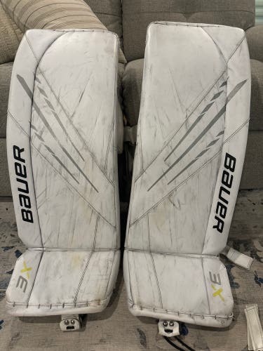 Used  Bauer  Vapor 3X Goalie Leg Pads