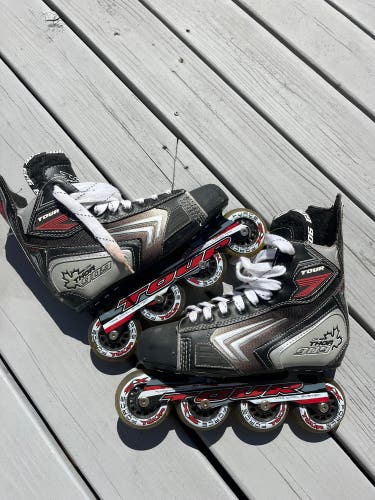 Used  Tour Regular Width Size 8 Thor 909 Inline Skates