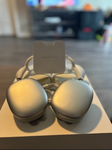 Silver AirPod Maxes