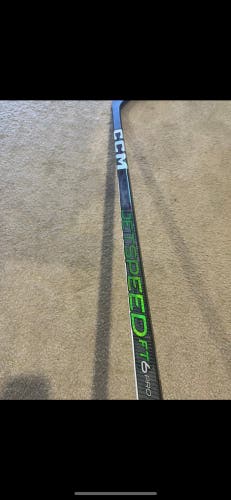 2 Pro Stock CCM Green Jetspeed FT6 P92M Curve 85 Flex Left Hockey Sticks