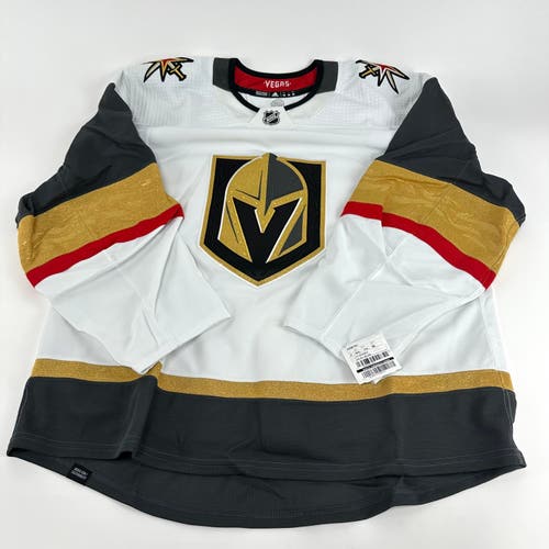 Brand New Away White Primegreen Vegas Golden Knights MIC Made in Canada Blank Game Jersey - Size 56