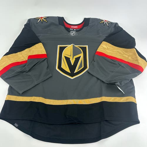 Brand New Home Primegreen Vegas Golden Knights MIC Made in Canada Blank Game Jersey - Size 58G