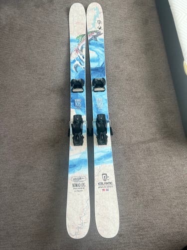 New 2023 Men's Icelantic 176 cm Nomad Skis With Bindings