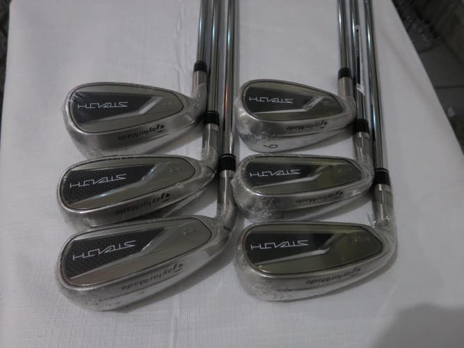 TaylorMade 2023 Stealth HD Iron Set - 5-PW - Regular Flex Steel - NEW - LH