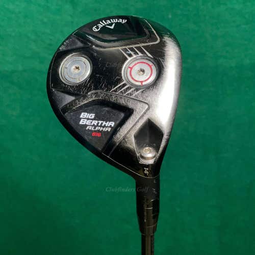 Callaway Big Bertha Alpha 816 14° Fairway Wood Aldila Rogue 110 70g Stiff W/Hc