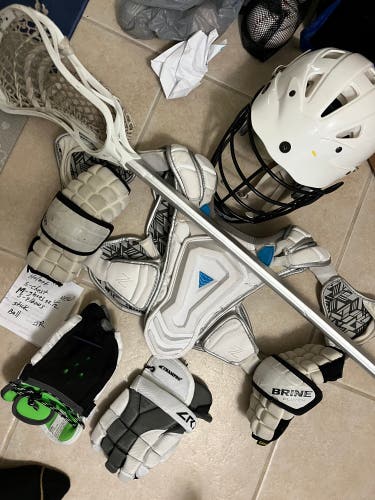 Lacrosse equipment Lacrosse Equipment. Full Set Up . Meets NOCSAE S/m