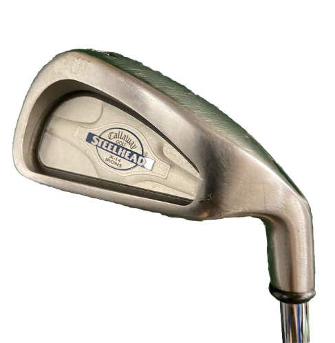 Callaway X-14 Steelhead 4 Iron Men's RH Constant Weight Stiff Steel 38" New Grip