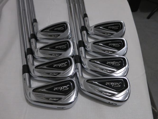 Titleist 716 AP2 Iron Set - 4-PW, GW - AMT S300 Stiff Flex Steel