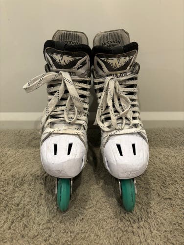 Used  Mission  Size 7 Inhaler WM03 Inline Skates