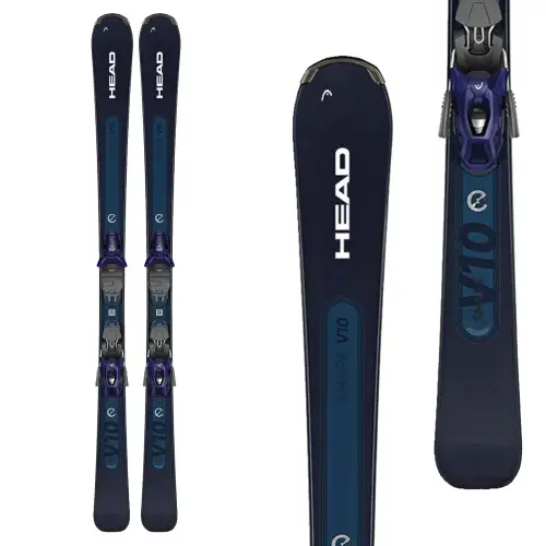 New 2024 Head V-Shape V10 skis w/ Protector 11 bindings, Size: 163