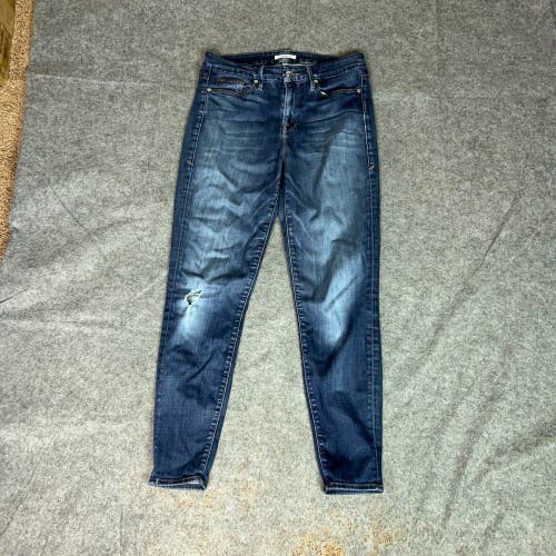 Good American Womens Jeans 8 Blue Skinny Denim Pant Good Legs Capsule Grunge