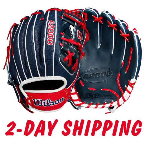 Wilson A2000 1786SS "Red, White, and Blue" 11.5 in.Infield Glove GOTM July 2024 ►2-DAY SHIP◄