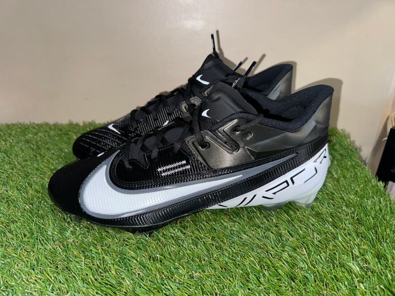 Nike Vapor Edge Elite 360 2 Football Cleats White Black Mens  display picture 1