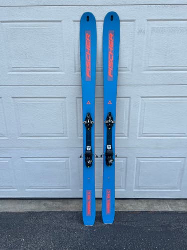 Fischer Hannibal 106 C Skis 185 cm With Alpine Touring Bindings